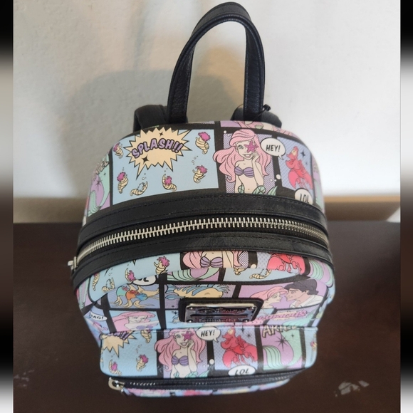 Loungefly The little Mermaid AOP Mini Backpack - Picture 2 of 9